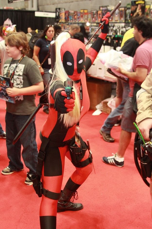 Niezwykłe przebrania uczestników konwentu Comic-Con 2011 18