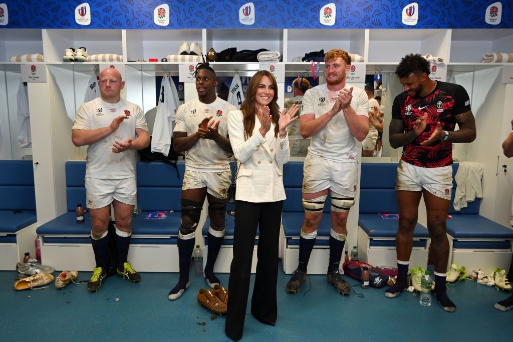 Kate Middleton na meczu rugby