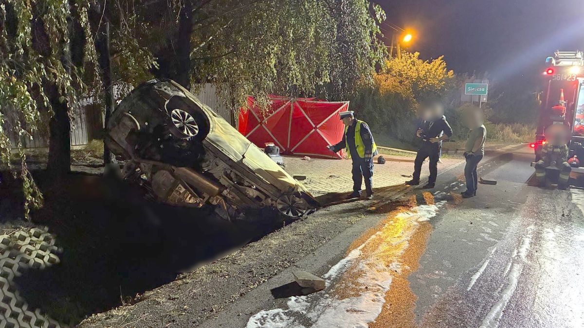 Tragiczny wypadek w Sierczy.