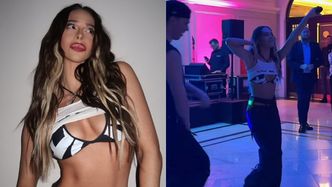 ROZNEGLIŻOWANA Blanka wpadła na studniówkę. Fajnie się ubrała na imprezę z maturzystami? (FOTO)