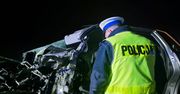 Kurzętnik: Toyota zmiażdżona po zderzeniu z ciężarówką. Nie żyje 52-latek