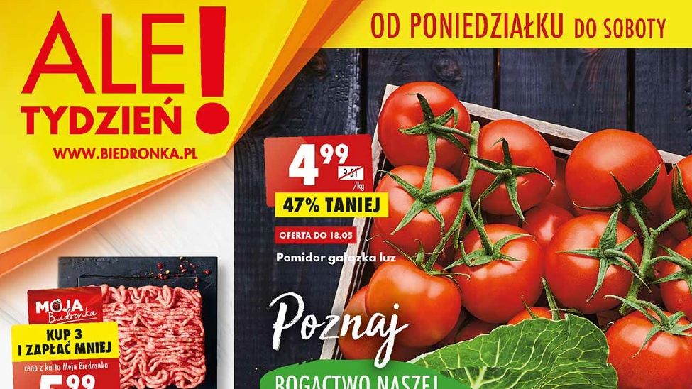Biedronka gazetka od poniedziałku 16 maja [16.05]