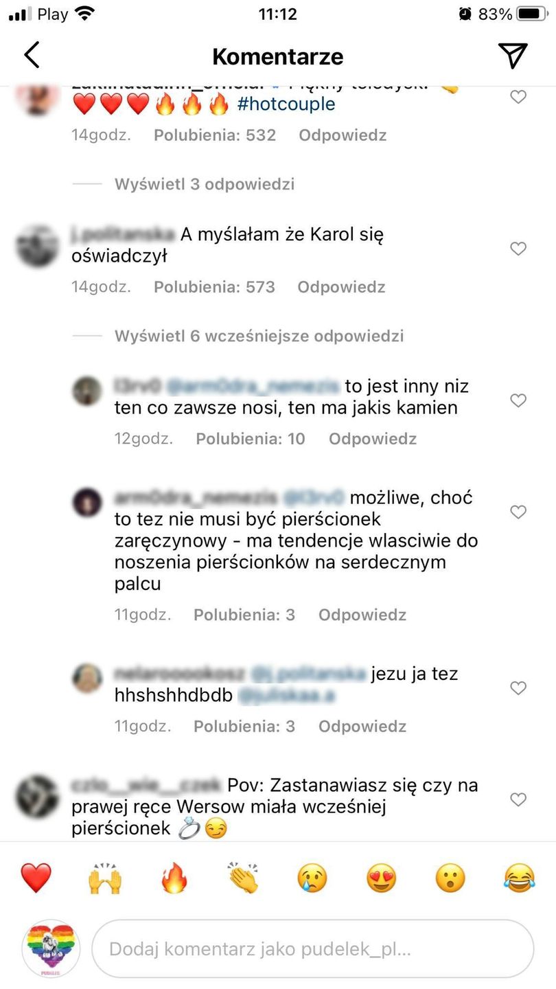 Friz oświadczył się Wersow?!