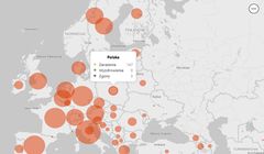 Microsoft stworzył interaktywną mapę rozwoju koronawirusa na świecie