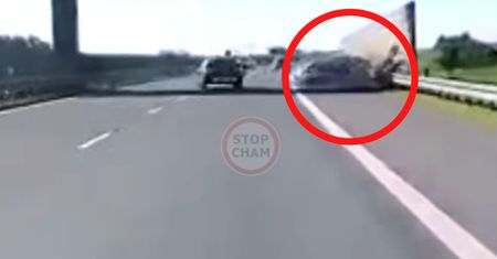 Groza na A1. Nagranie trafiło do sieci. Fatalnie to wyglądało