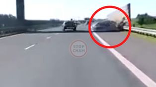 Groza na A1. Nagranie trafiło do sieci. Fatalnie to wyglądało
