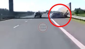 Groza na A1. Nagranie trafiło do sieci. Fatalnie to wyglądało