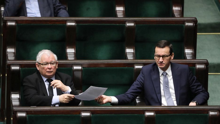 Szczyt UE. Jarosław Kaczyński chwali Mateusza Morawieckiego