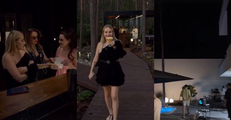 Sylwia Przybysz i Jan Dąbrowski zorganizowali parapetówkę w 230-metrowej WILLI: podświetlone jacuzzi, drinki i ping-pong (FOTO)