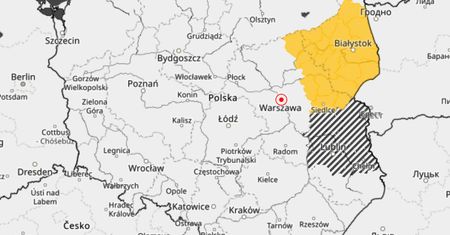 Podlasie i Mazowsze zagrożone opadami. IMGW wydał ostrzeżenia
