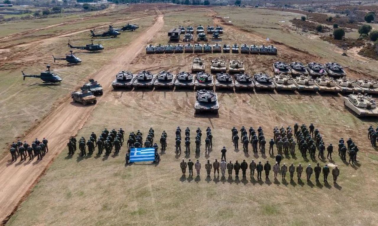 Greek Army during Thracian Cooperation-22 exercises