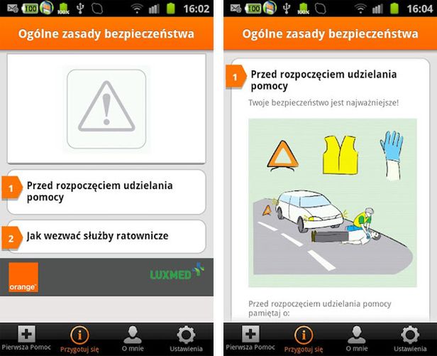 Mobilna aplikacja pomaga udzielać pierwszej pomocy 1