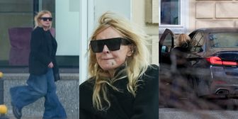 Monika Olejnik parkuje swoje BMW za 350 tysięcy na ZAKAZIE i mknie z torebką za 25 tysięcy w miasto (ZDJĘCIA)