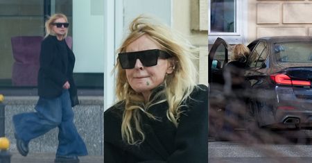 Monika Olejnik parkuje swoje BMW za 350 tysięcy na ZAKAZIE i mknie z torebką za 25 tysięcy w miasto (ZDJĘCIA)