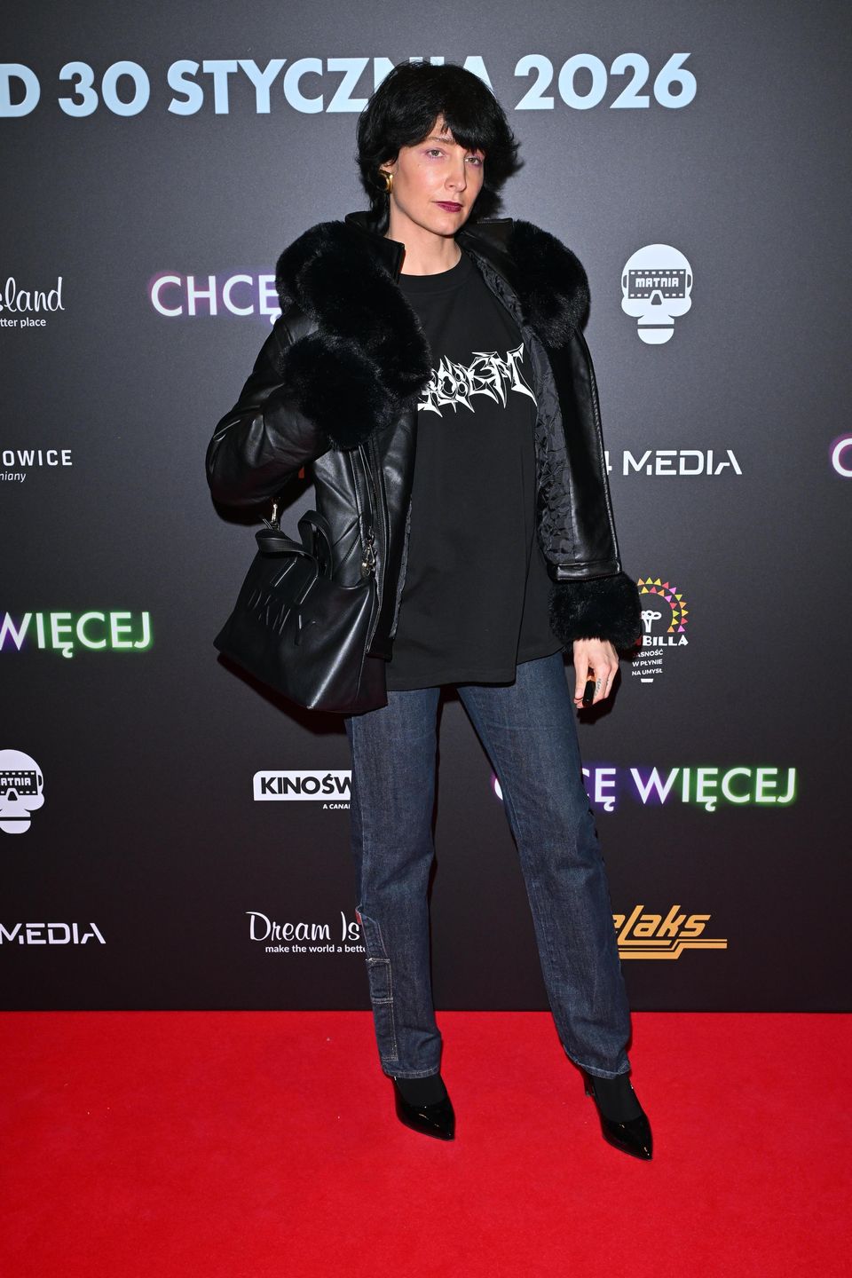 Laura Samojłowicz na premierze filmu "Chcę więcej"