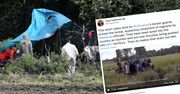 Tak białoruskie służby "wypychają" migrantów na teren UE. Do sieci trafiło nagranie z granicy z Litwą