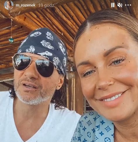 Małgorzata Rozenek i Radosław Majdan w Tulum