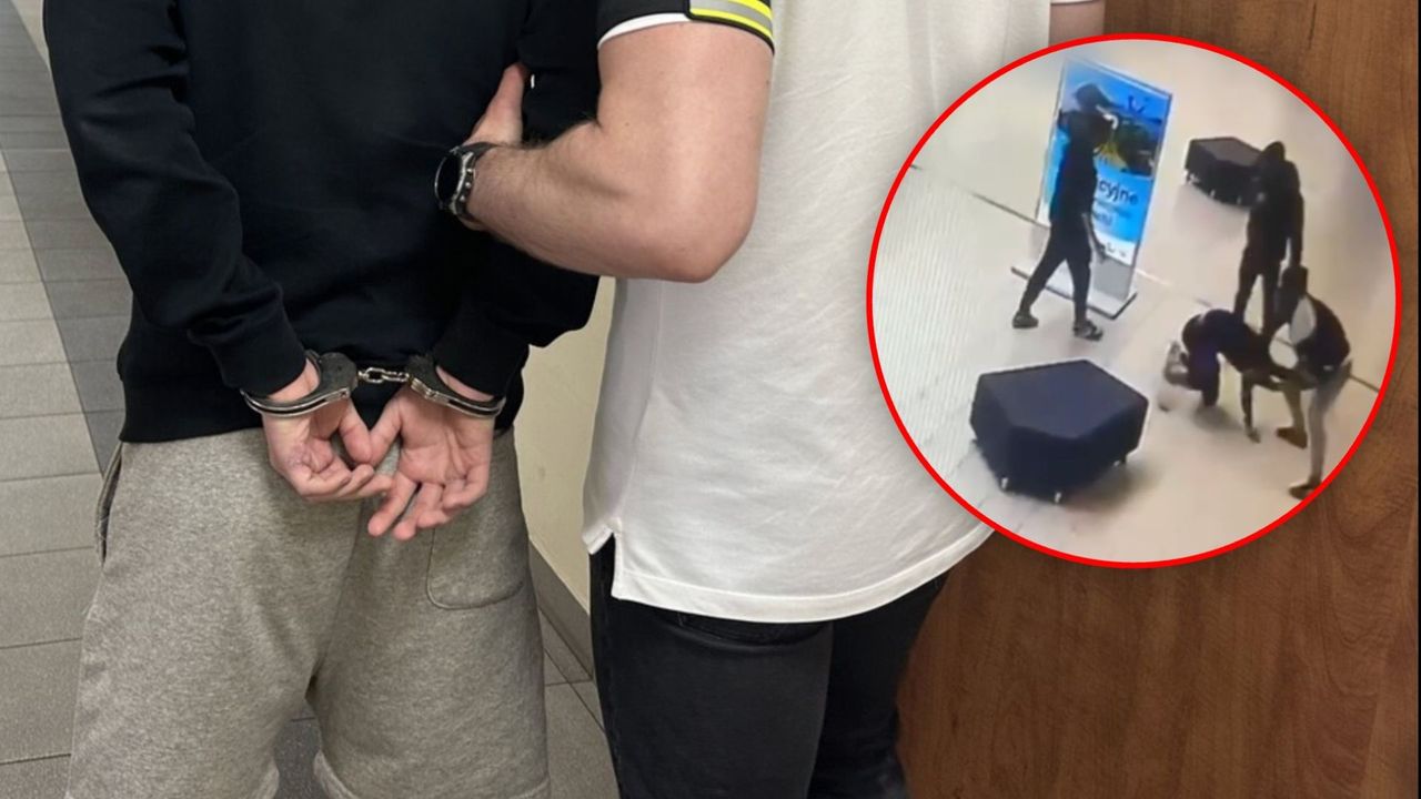 Sceny na Śląsku. Młodzi pseudokibice wpadli przez nagranie z galerii