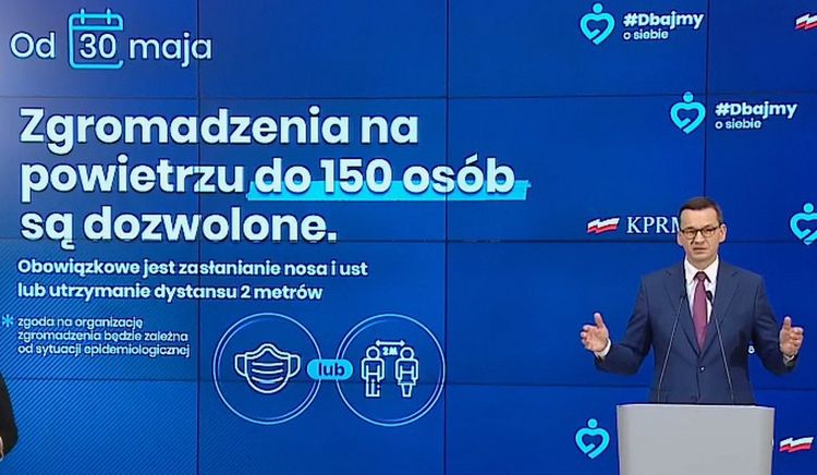 Mateusz Morawiecki ogłasza IV etap znoszenia obostrzeń