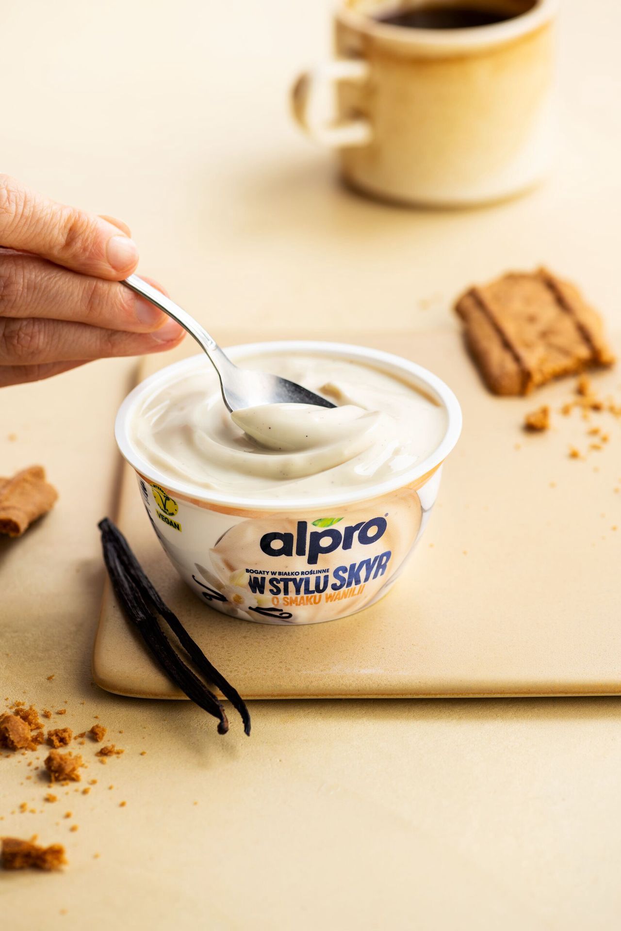 Produkty Alpro mogą być bazą do słodkich deserów