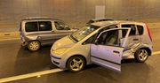 Warszawa: Dwie kolizje w tunelu na trasie S2. Kierowcy nie dostosowali prędkości