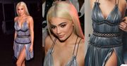 Kylie Jenner w srebrnej sukience "z recyklingu" (ZDJĘCIA)