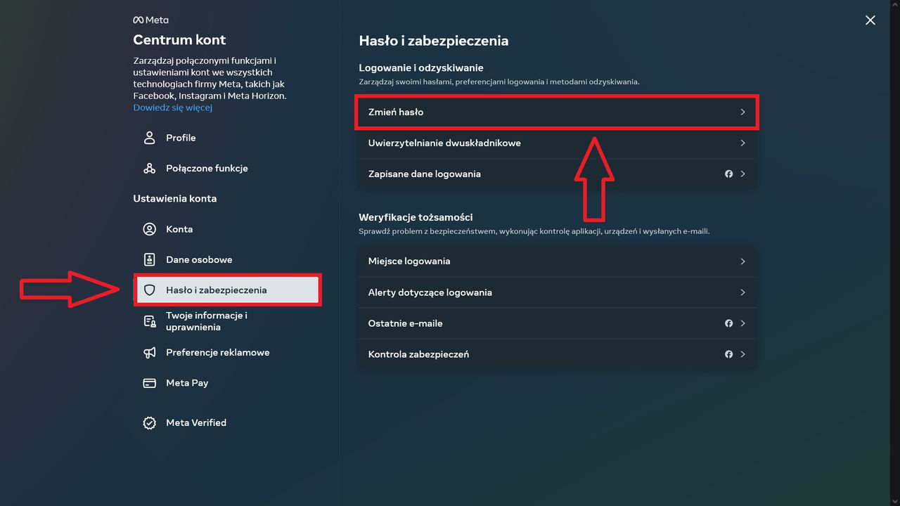 Facebook: jak zmienić hasło do profilu?