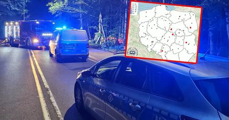 Tragiczne wakacje. Na drogach zginęły już 72 osoby