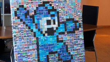 Mozaika ku czci Mega Mana 1