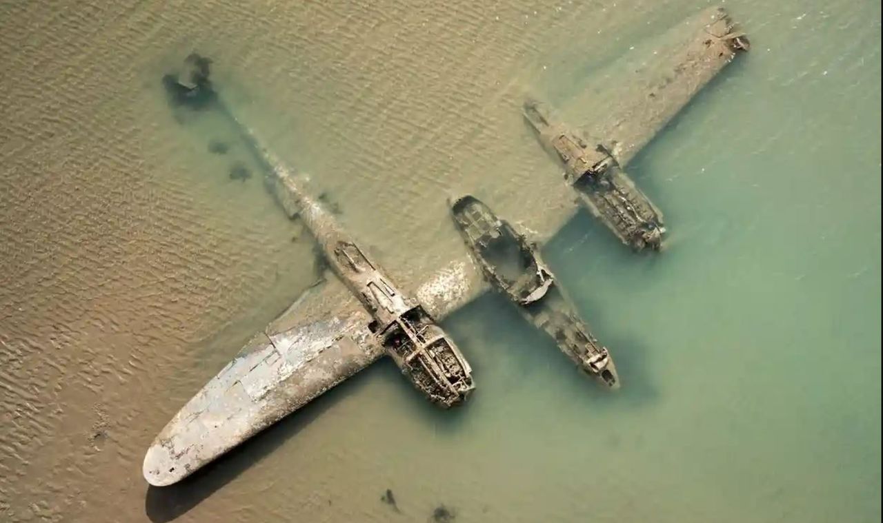 Leży dwa metry pod wodą. Wrak z II wojny przyciąga turystów