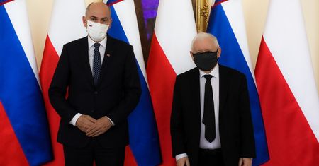 Spotkanie na szczycie. Prezes PiS przyjął premiera Słowenii