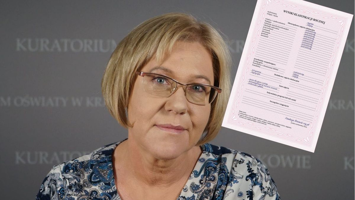 Barbara Nowak otrzymała świadectwo od aktywistów/ materiały prasowe