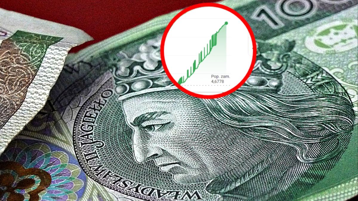 W poniedziałek wieczorem pojawiły się doniesienia o rzekomym osłabieniu złotego