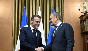 Macron w Warszawie. Stanowcze słowa Tuska. "Chcę przeciąć spekulacje"