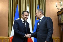 Macron w Warszawie. Stanowcze słowa Tuska. "Chcę przeciąć spekulacje"