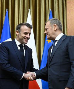 Macron w Warszawie. Stanowcze słowa Tuska. "Chcę przeciąć spekulacje"
