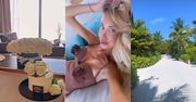 Julia Dybowska świętuje 33. urodziny na Malediwach. 63-letni Robert Tchenguiz nie bawił się razem z ukochaną? (ZDJĘCIA)