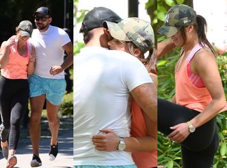 Zakochani Igor i Angelika z "Big Brothera" na romantycznym joggingu w parku (ZDJĘCIA)