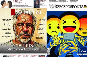 Pierwsze strony "Gazety Wyborczej" i "Rzeczpospolitej"