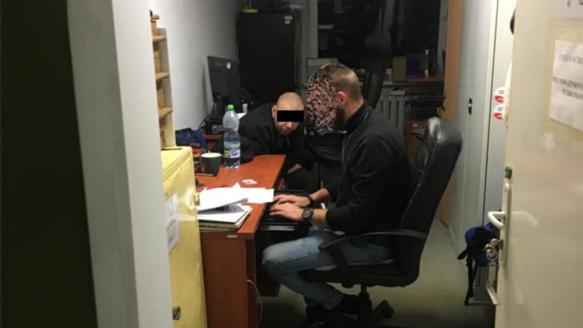 Mężczyzna został doprowadzony do gliwickiego komisariatu