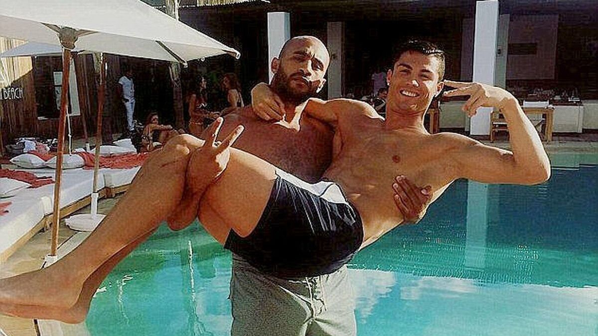 Na zdjęciu: Cristiano Ronaldo i Badr Hari