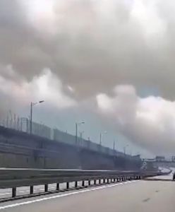 Kłęby dymu nad Mostem Krymskim. Jest oświadczenie