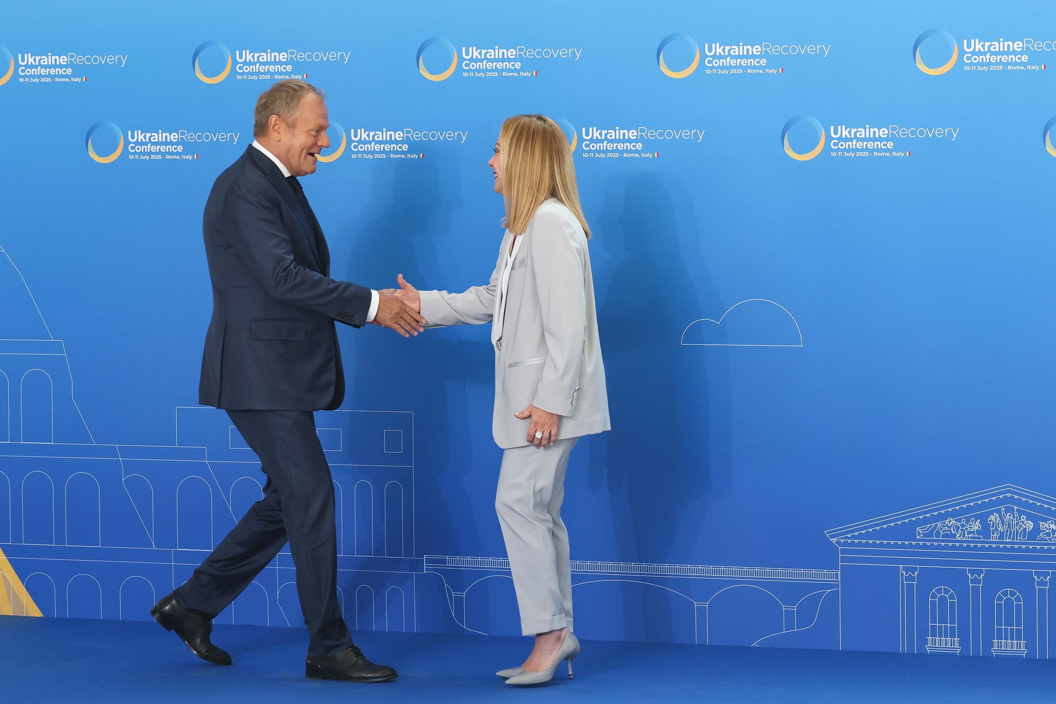 Donald Tusk Georgia Meloni
