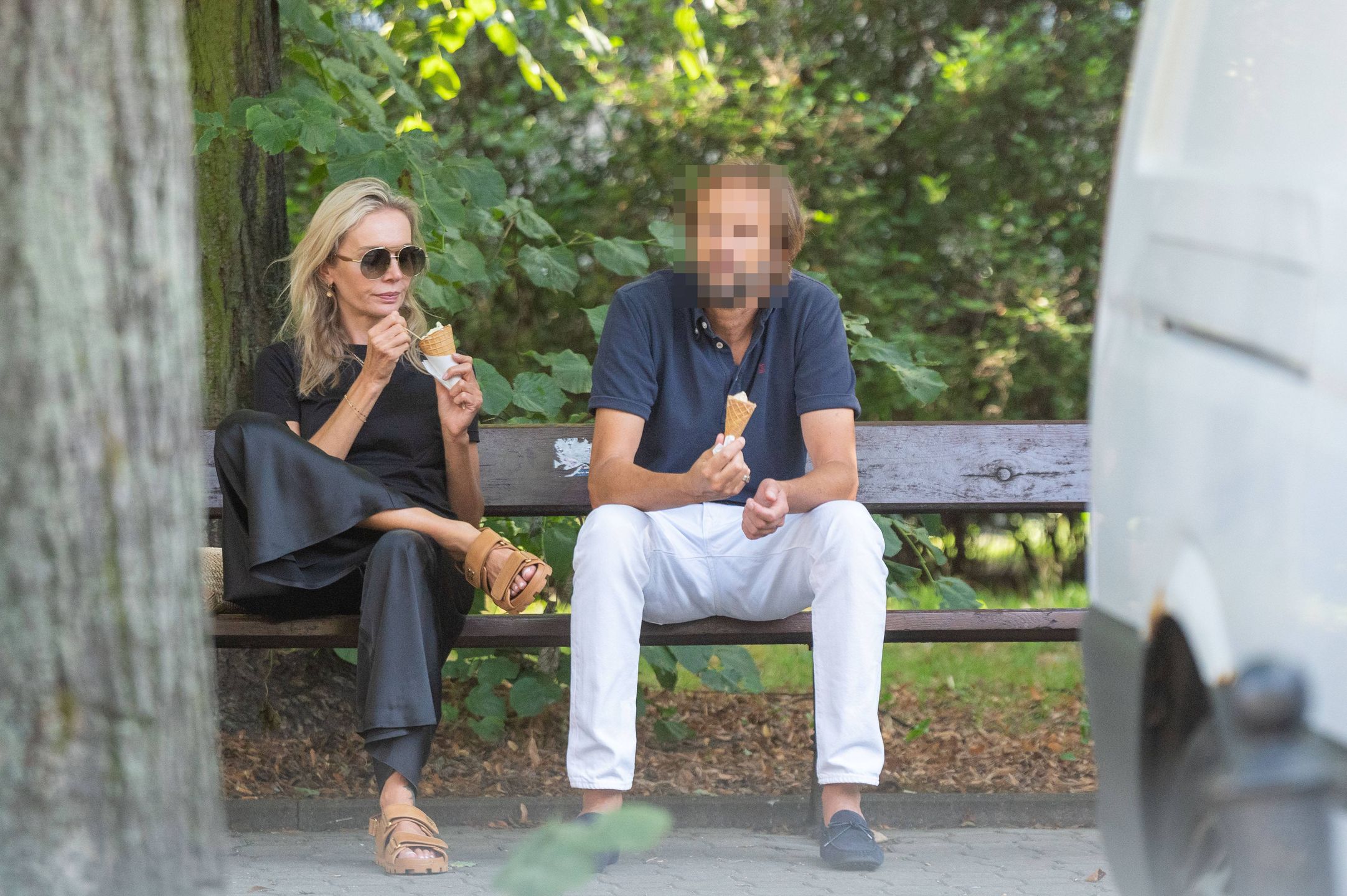 Agnieszka Woźniak-Starak z partnerem