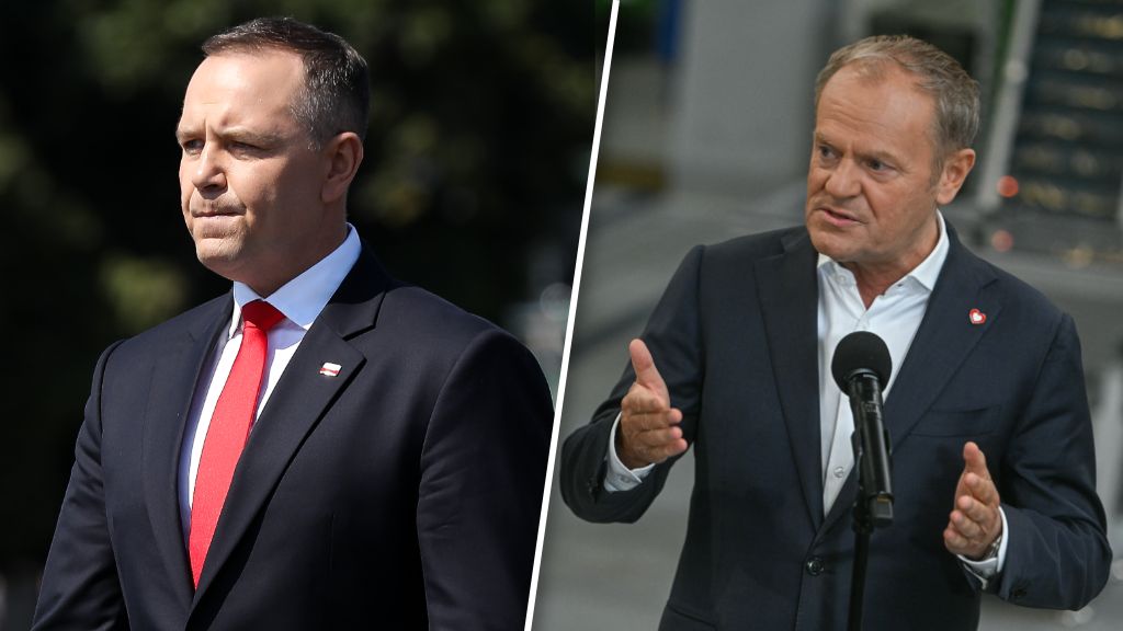 Karol Nawrocki i Donald Tusk