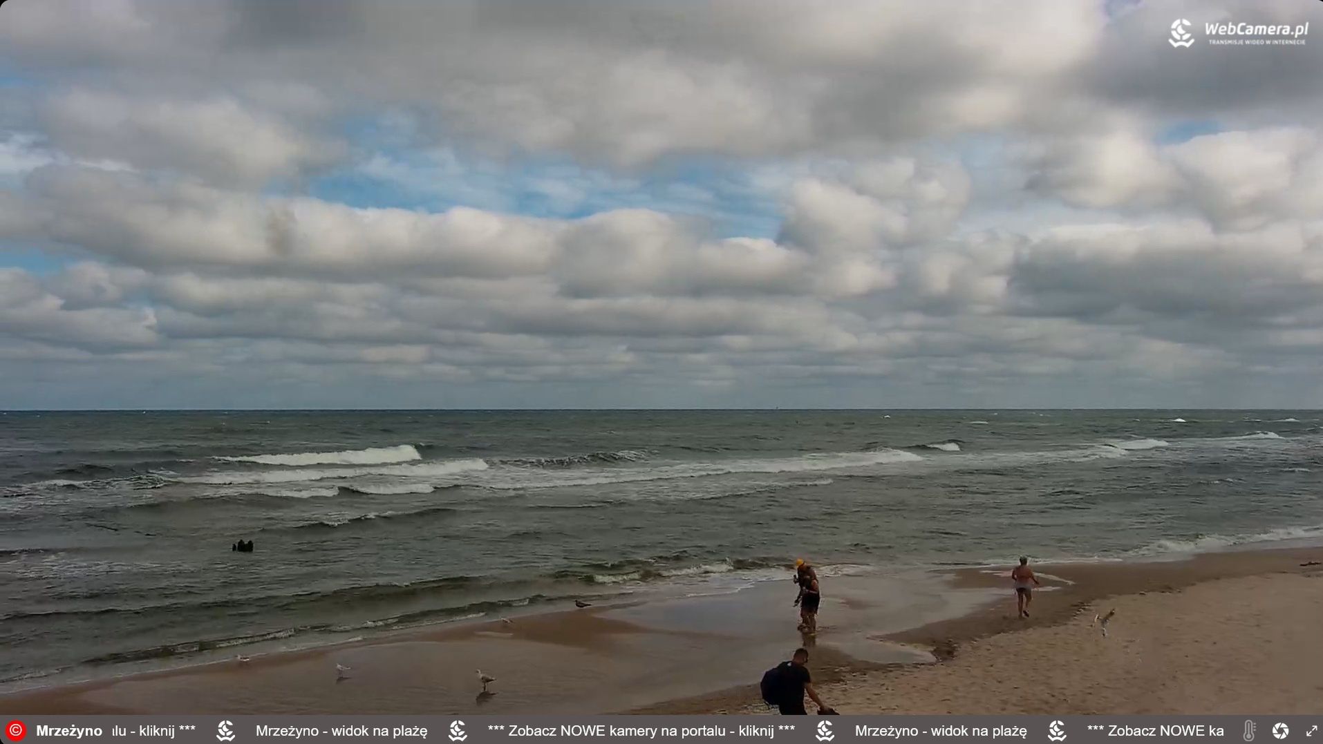 Plaża w Mrzeżynie, 16 sierpnia