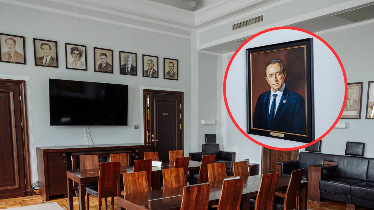 Portrety marszałka Tomasza Grodzkiego zdobią senackie sale
