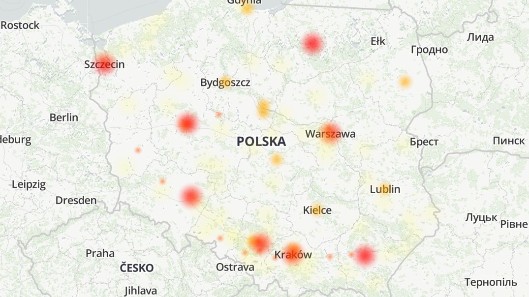 Awaria Facebooka i Messengera