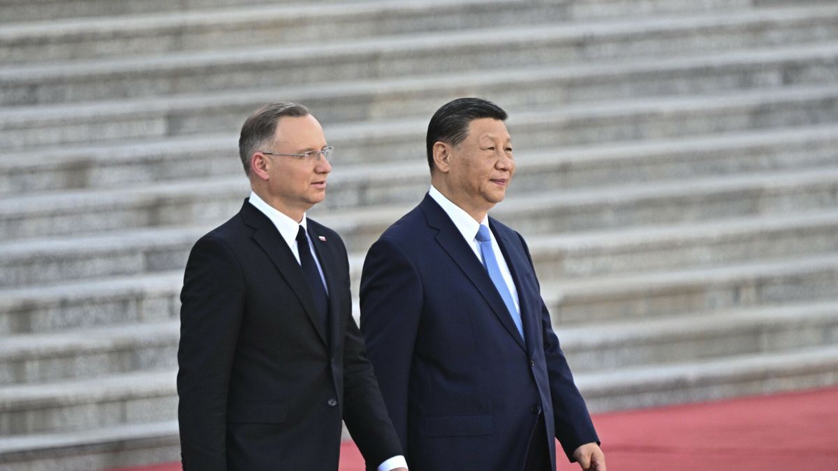 Andrzej Duda i Xi Jinping