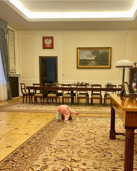 Szymon Hołownia zabrał córkę do pracy